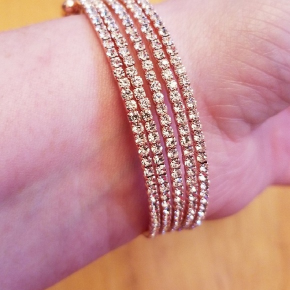 Anne Klein rose gold bracelet - Picture 3 of 4